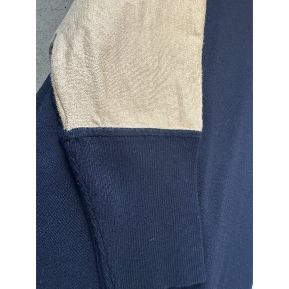 Chicos Women L/XL Colorblock Dolman Cardigan Neutral Soft Office Minimalist Chic - Picture 10 of 10